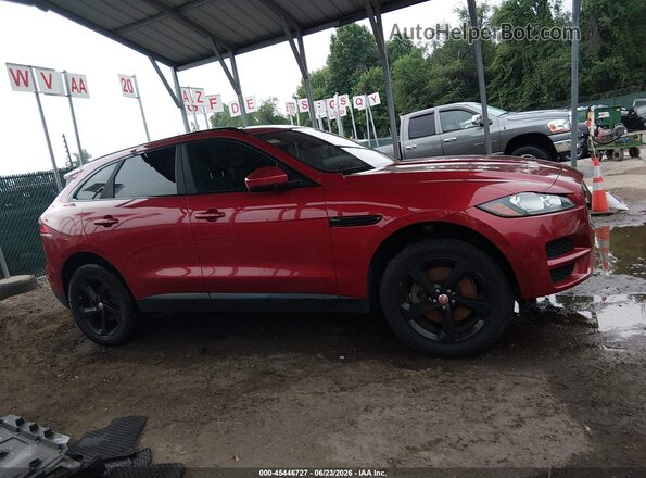 SADCJ2BV6HA894028 2017 JAGUAR F-PACE Red Панорамний вид салону 360°