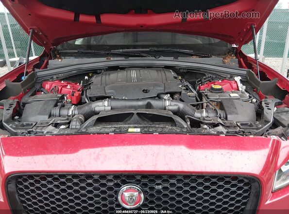 SADCJ2BV6HA894028 2017 JAGUAR F-PACE Red Вид ззаду