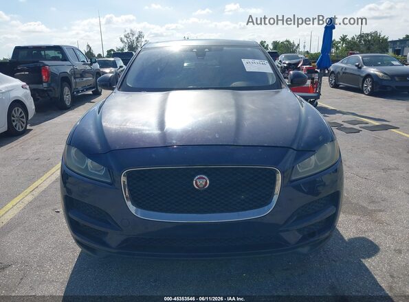 SADCJ2BVXHA055211 2017 JAGUAR F-PACE Dark Blue Вид задньої частини салону