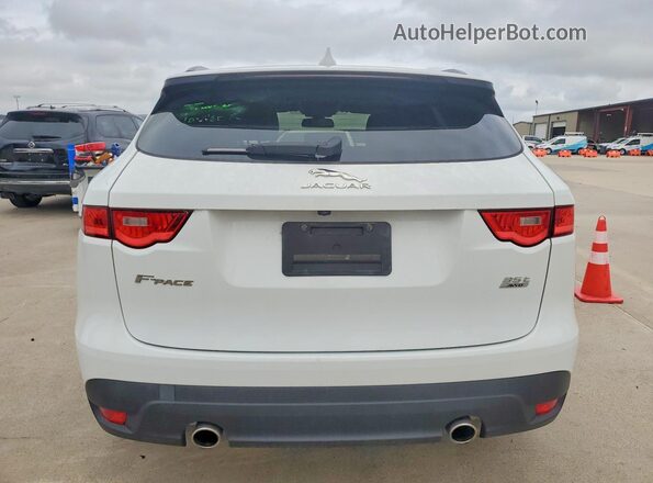 SADCJ2EV5JA243619 2018 JAGUAR F-PACE Белый Вид сзади