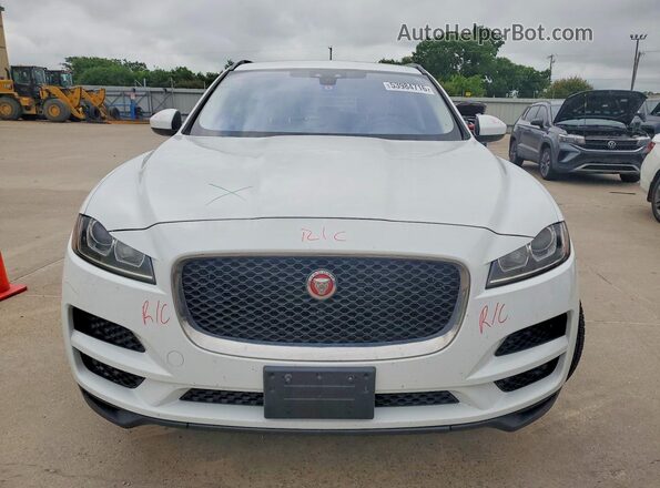 SADCJ2EV5JA243619 2018 JAGUAR F-PACE Белый Вид спереди