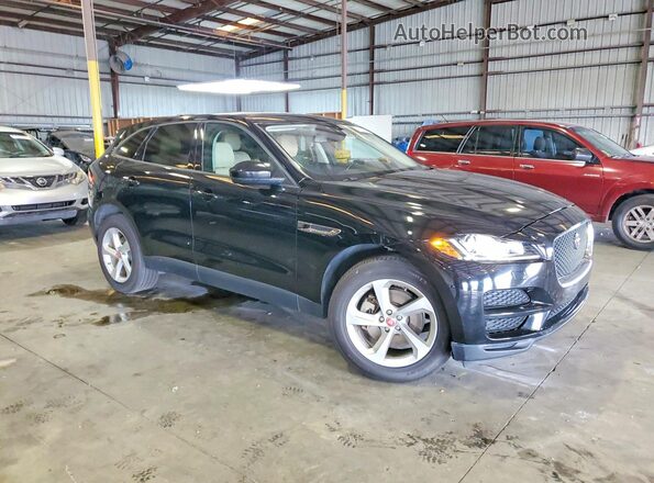 SADCJ2EV9JA271293 2018 JAGUAR F-PACE Black წინა მარჯვენა
