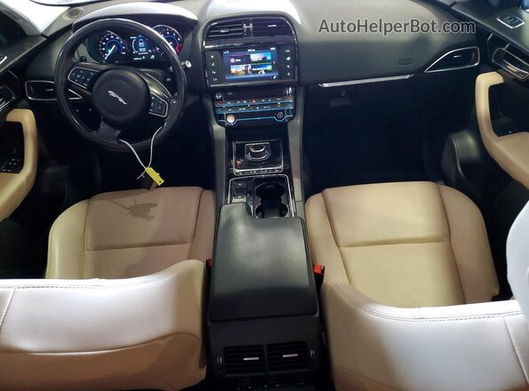 SADCJ2EV9JA271293 2018 JAGUAR F-PACE Black წინა პანელის ხედი