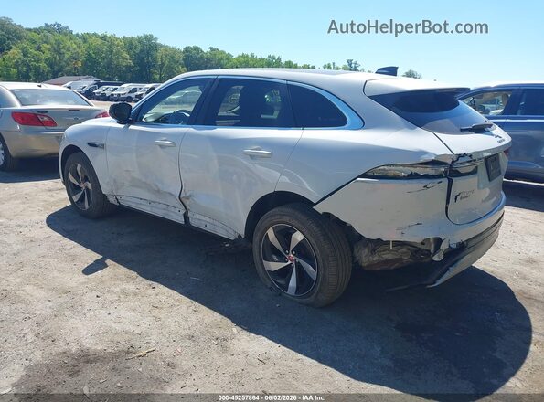 SADCJ2EX3MA668259 2021 JAGUAR F-PACE White Trasero izquierdo
