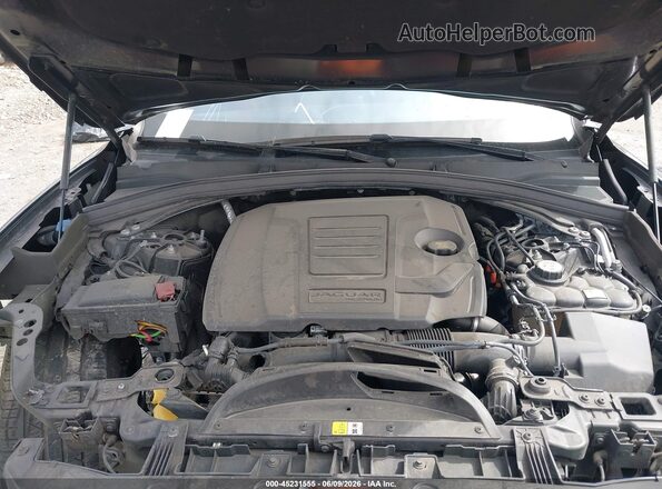 SADCJ2EX3MA685465 2021 JAGUAR F-PACE Black Widok z tyłu