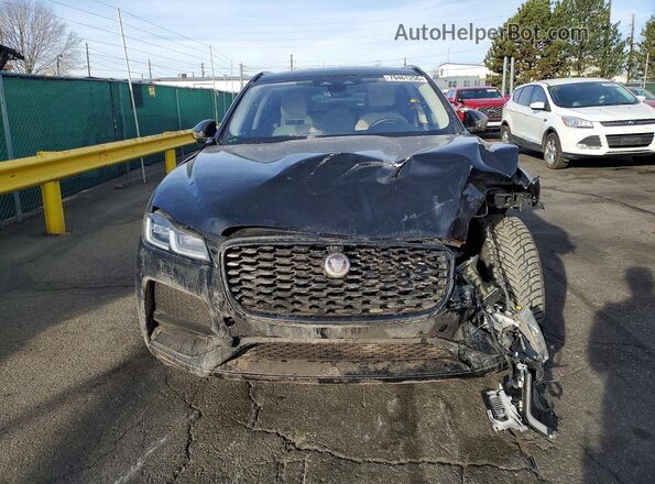 SADCJ2EX4MA675043 2021 JAGUAR F-PACE Black Вид спереду