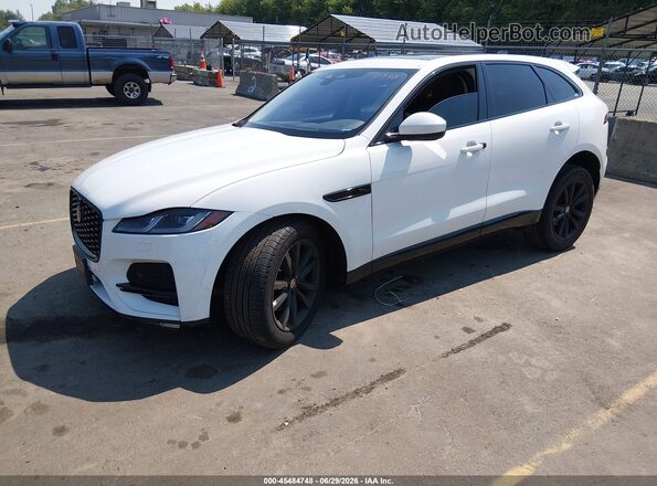 SADCJ2EX4MA681098 2021 JAGUAR F-PACE White Vista tres cuartos delantera izquierda