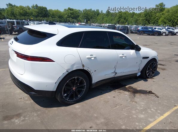 SADCJ2EX4MA681098 2021 JAGUAR F-PACE White Trasero derecho