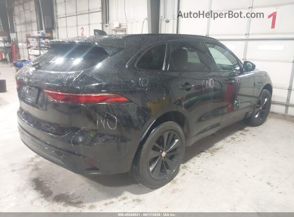 SADCJ2EX4NA699862 2022 JAGUAR F-PACE Black Հետևի աջ