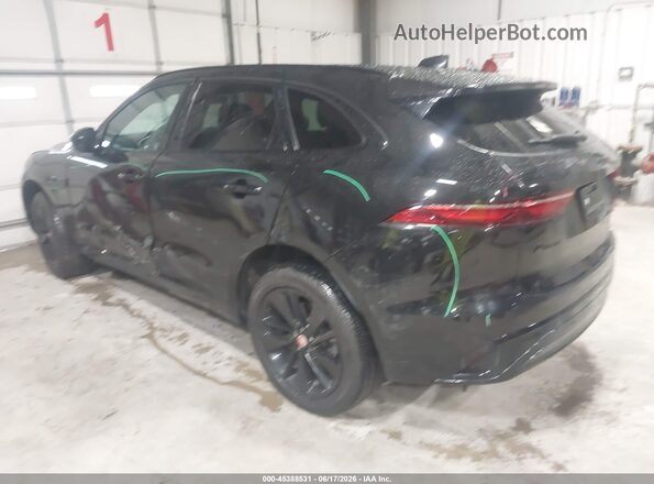 SADCJ2EX4NA699862 2022 JAGUAR F-PACE Black Հետևի ձախ