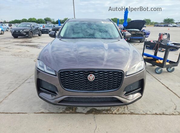 SADCJ2EX4PA705355 2023 JAGUAR F-PACE Gray Դիմացի տեսք
