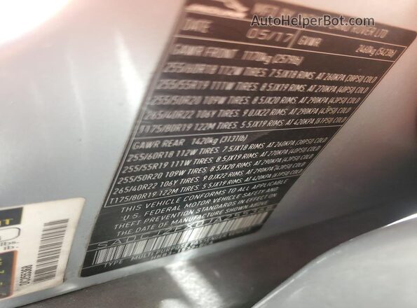 SADCJ2FX0JA255368 2018 JAGUAR F-PACE Серебряный Вид подкапотного пространства