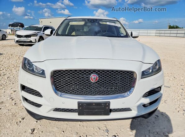 SADCJ2FX0JA265379 2018 JAGUAR F-PACE Белый Вид спереди