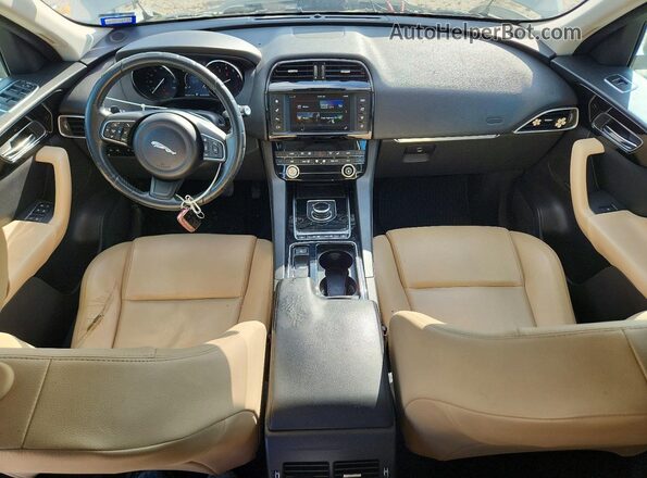 SADCJ2FX0JA265379 2018 JAGUAR F-PACE Белый Вид панели приборов