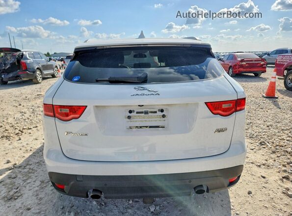 SADCJ2FX0JA265379 2018 JAGUAR F-PACE Белый Вид сзади