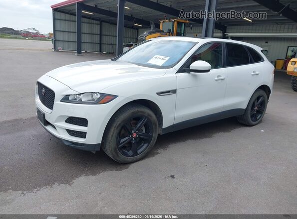 SADCJ2FX0JA270985 2018 JAGUAR F-PACE White Передня ліва чверть
