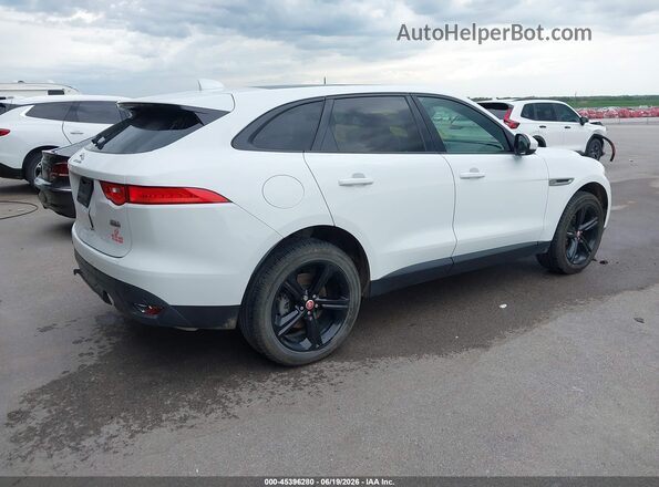 SADCJ2FX0JA270985 2018 JAGUAR F-PACE White Задня права чверть
