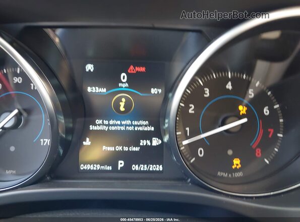 SADCJ2FX2KA357014 2019 JAGUAR F-PACE Red უკანა სავარძლების ხედი