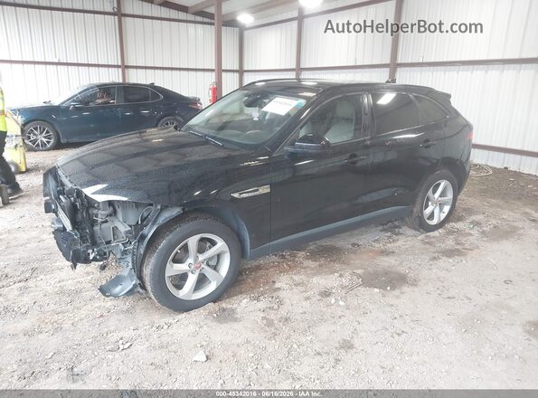 SADCJ2FX3JA326191 2018 JAGUAR F-PACE Black Передня ліва чверть