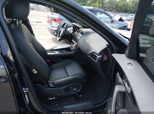 SADCJ2FX5KA601299 2019 JAGUAR F-PACE Black Widok wnętrza z przodu