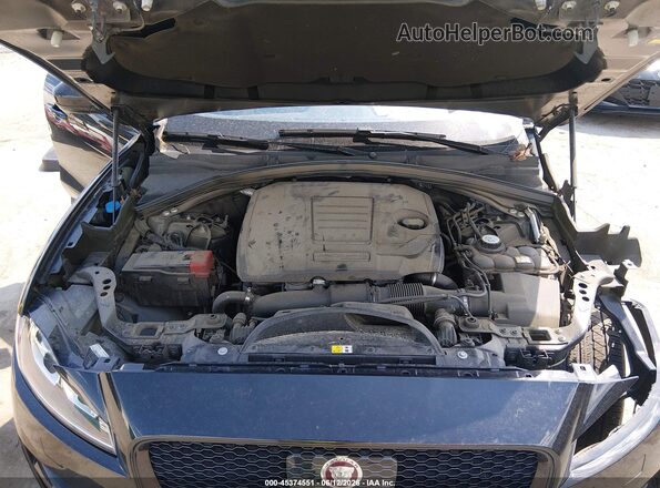 SADCJ2FX5KA601299 2019 JAGUAR F-PACE Black Widok z tyłu