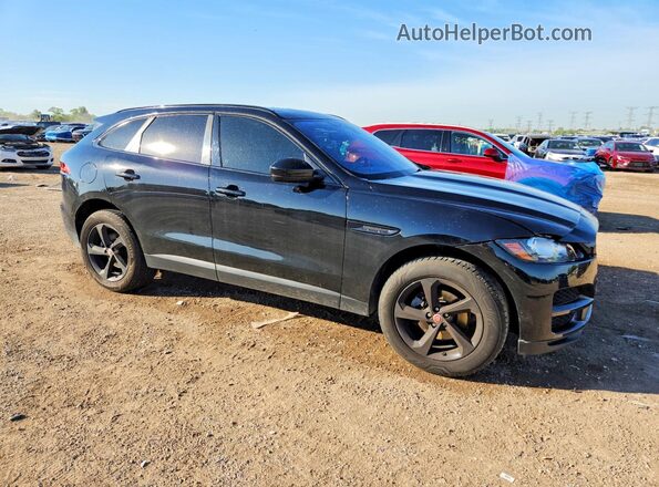 SADCJ2FX7KA609467 2019 JAGUAR F-PACE Black Przód prawy