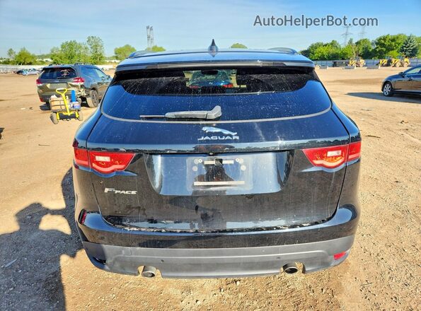 SADCJ2FX7KA609467 2019 JAGUAR F-PACE Black Widok z tyłu