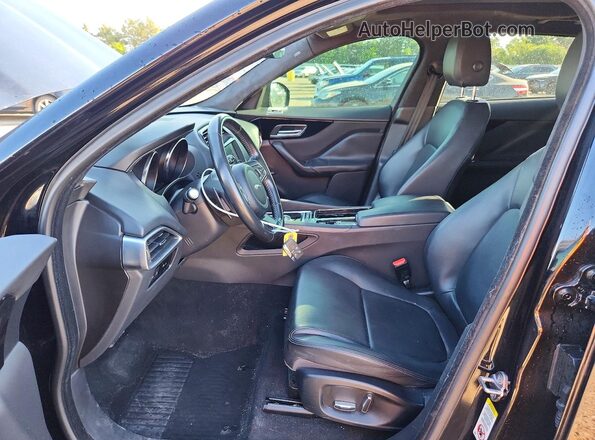SADCJ2FX7KA609467 2019 JAGUAR F-PACE Black Widok wnętrza z przodu