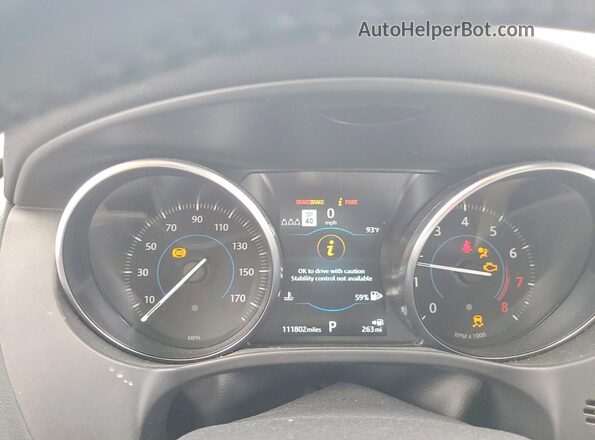 SADCJ2FX7KA610943 2019 JAGUAR F-PACE Black Widok zestawu wskaźników