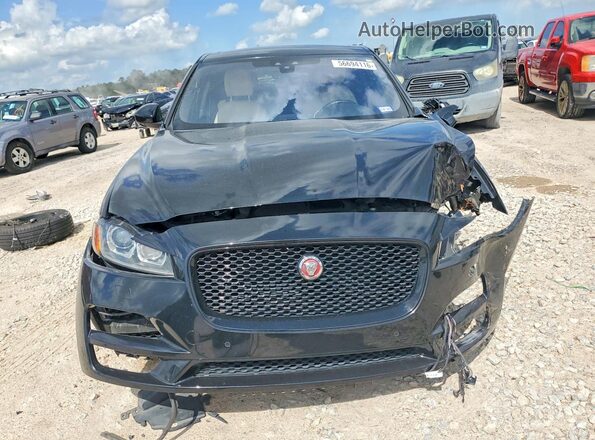 SADCJ2FX7KA610943 2019 JAGUAR F-PACE Black Widok z przodu