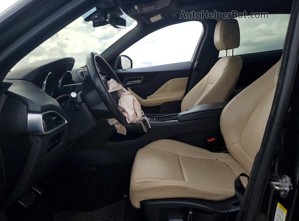 SADCJ2FX7KA610943 2019 JAGUAR F-PACE Black Widok wnętrza z przodu