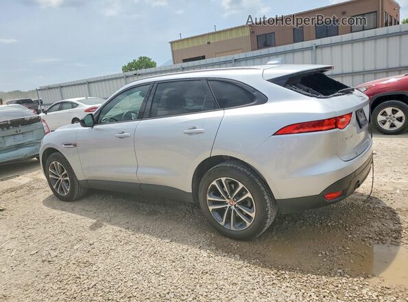 SADCJ2FX8JA266005 2018 JAGUAR F-PACE Silver Rear left