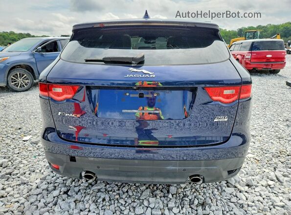 SADCJ2FX8KA366235 2019 JAGUAR F-PACE Синий Вид сзади