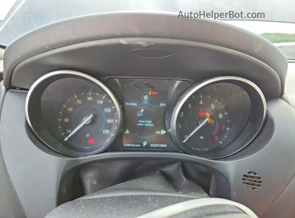 SADCJ2FX8KA366235 2019 JAGUAR F-PACE Синий Вид щитка приборов