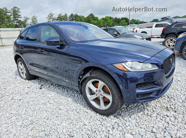 SADCJ2FX8KA366235 2019 JAGUAR F-PACE Синий Передняя правая четверть