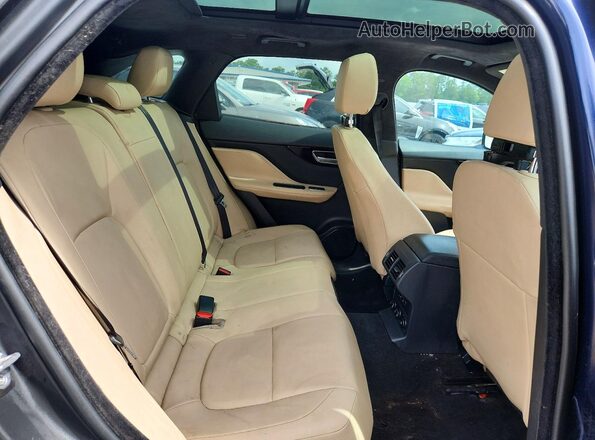 SADCJ2FX8KA366235 2019 JAGUAR F-PACE Синий Вид задних сидений