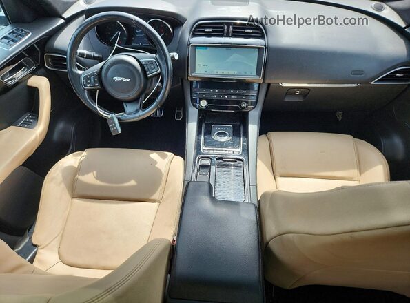 SADCJ2FX8KA366235 2019 JAGUAR F-PACE Синий Вид панели приборов