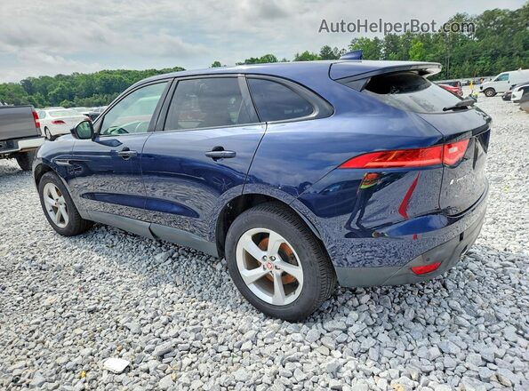 SADCJ2FX8KA366235 2019 JAGUAR F-PACE Синий Задняя левая четверть