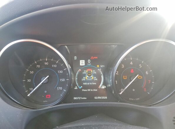 SADCJ2FXXKA610919 2019 JAGUAR F-PACE White Instrument cluster view