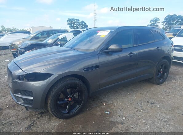 SADCJ2GX1KA360842 2019 JAGUAR F-PACE Gray Front left