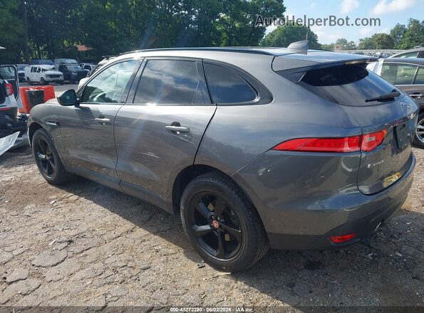 SADCJ2GX1KA360842 2019 JAGUAR F-PACE Gray Rear left