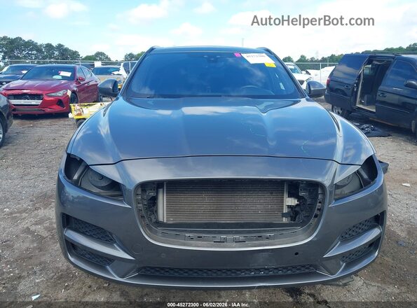 SADCJ2GX1KA360842 2019 JAGUAR F-PACE Gray Rear interior view
