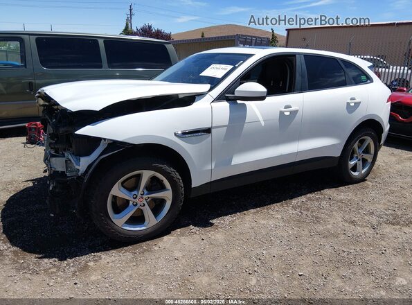 SADCJ2GX7JA235679 2018 JAGUAR F-PACE White Front left