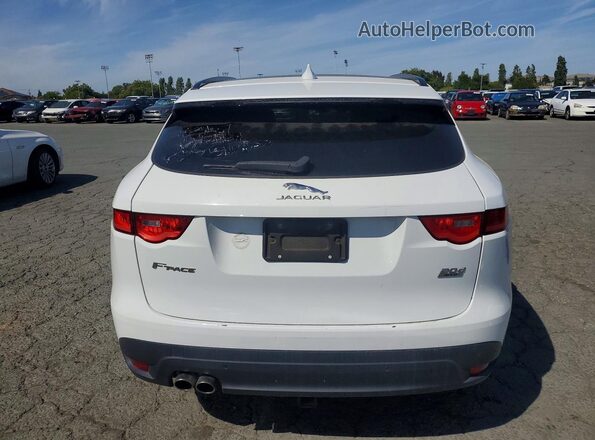 SADCK2BN9HA490265 2017 JAGUAR F-PACE White უკანა ხედი