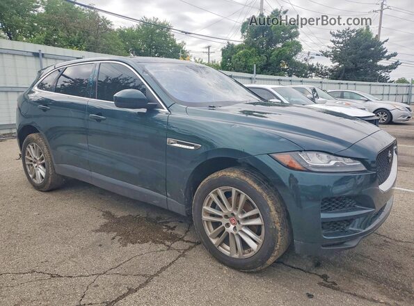 SADCK2BNXHA494275 2017 JAGUAR F-PACE Green Przód prawy