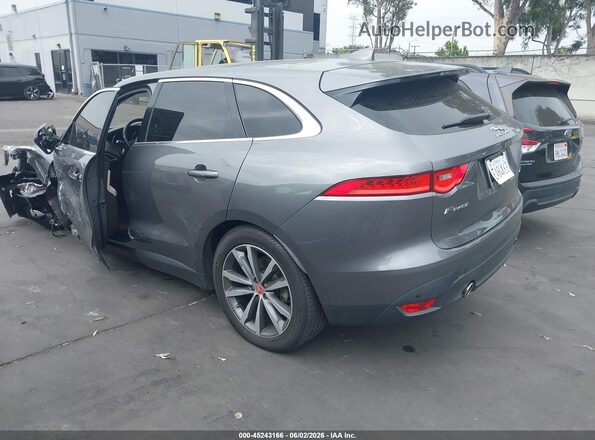 SADCK2BV7HA063182 2017 JAGUAR F-PACE Gray Tył lewy