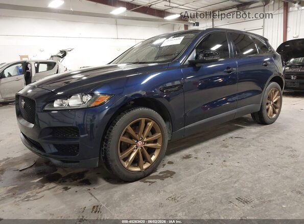 SADCK2BV8HA897669 2017 JAGUAR F-PACE Blue Front left