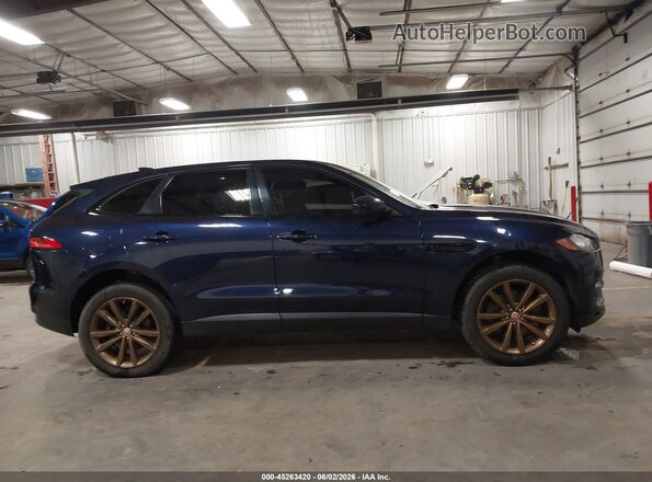 SADCK2BV8HA897669 2017 JAGUAR F-PACE Blue Rear interior view