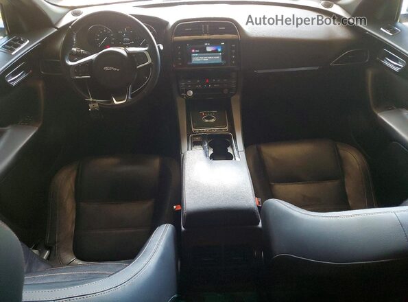 SADCK2FN1JA254144 2018 JAGUAR F-PACE Green Առջևի վահանակի տեսք