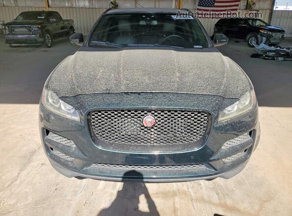 SADCK2FN1JA254144 2018 JAGUAR F-PACE Green Դիմացի տեսք